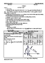 Giáo án Đại số Lớp 9 - Tiết 24 Luyện tập - Năm học 2017-2018 - Phạm Quang Huy
